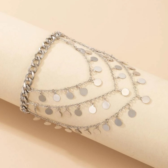 Silver Anklet Multistrand! - Picture 2 of 6